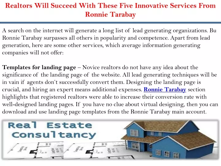 realtors will succeed with these five innovative