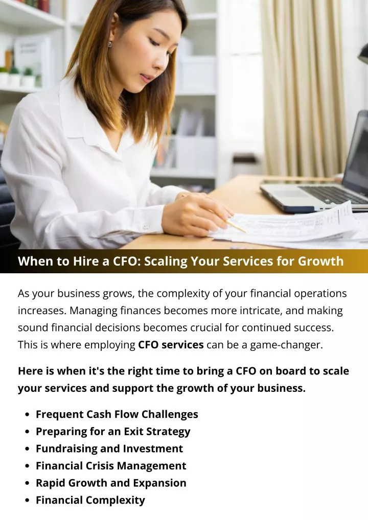 when to hire a cfo scaling your services