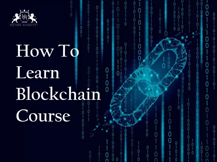 how to learn blockchain course