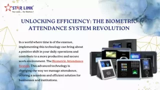Unlocking Efficiency: The Biometric Attendance System Revolution