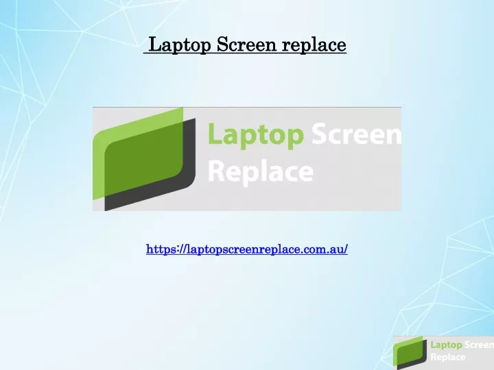 laptop screen replace