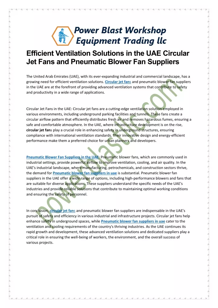 efficient ventilation solutions