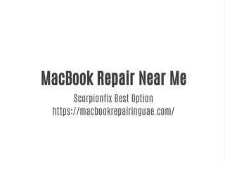 Macbook Repair Near Me Dubai