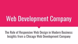 Web Development Company