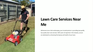 Lawn Care Services Near Me: Your Path to a Greener, Healthier Lawn