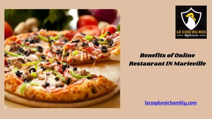 benefits of online restaurant in marieville