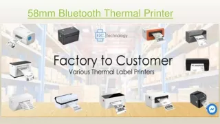 58mm Bluetooth Thermal Printer