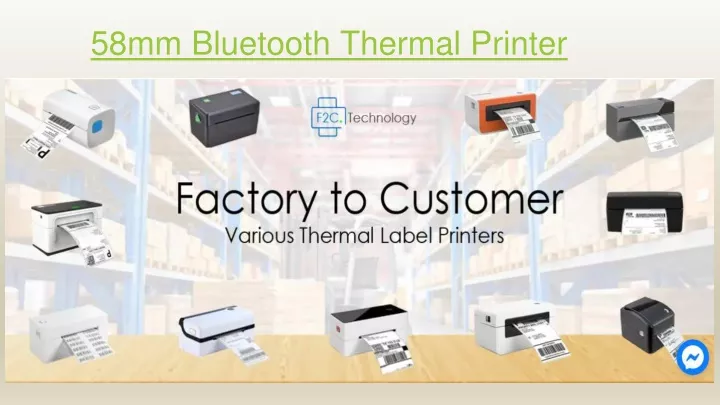 58mm bluetooth thermal printer