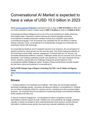 Conversational AI Market