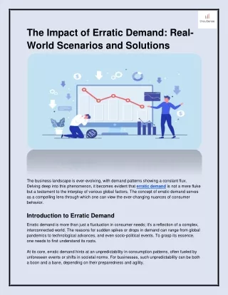the impact of erratic demand real world scenarios