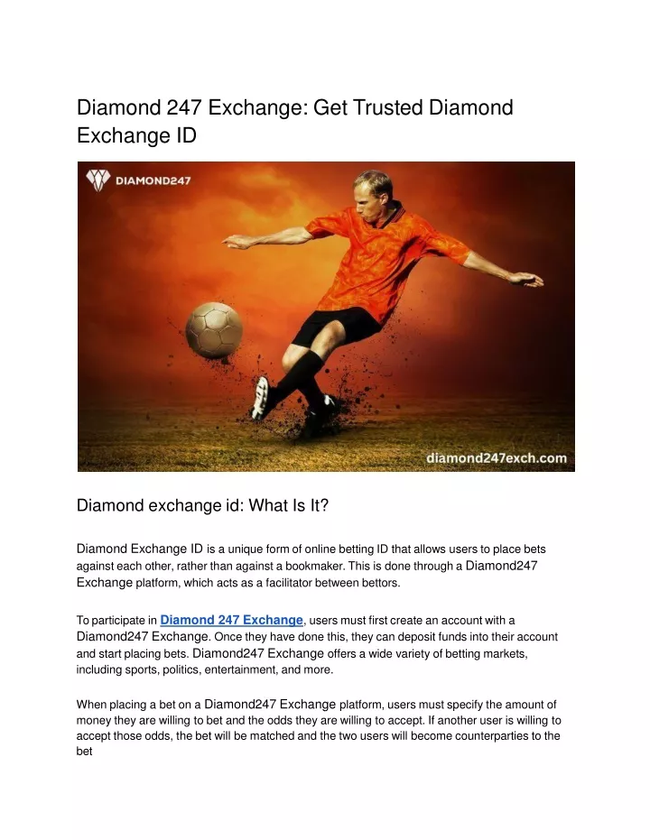 diamond 247 exchange get trusted diamond exchange