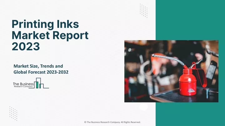 printing inks market report 2023