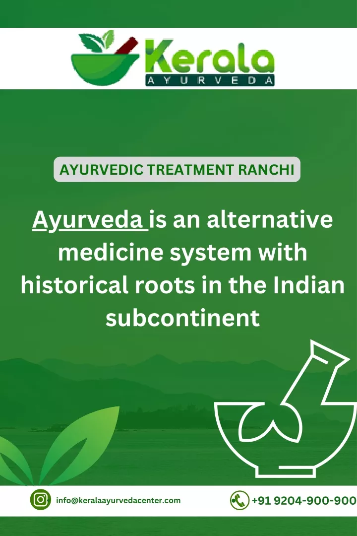 ayurvedic treatment ranchi