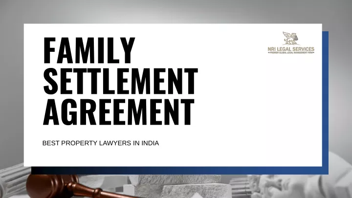 family settlement agreement