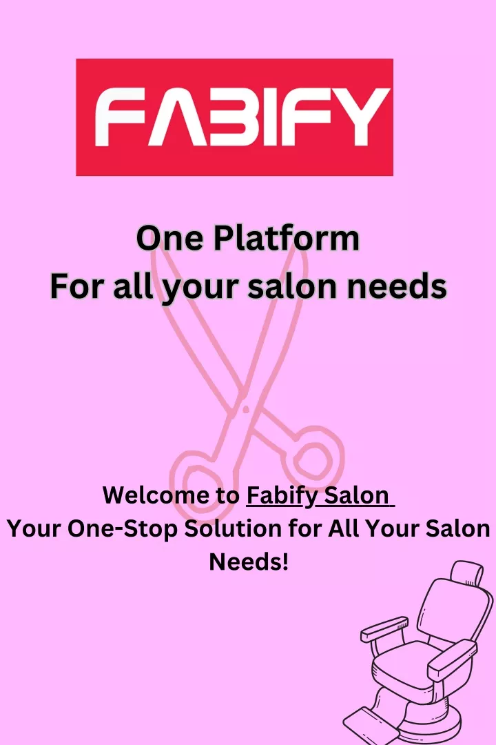 one platform for all your salon needs