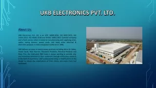 UKB Electronics: Empowering Connections with Quality Wires and Cables