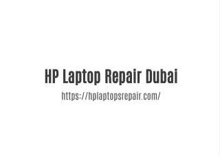HP laptop repair Dubai, UAE