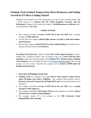 funding circle limited empowering micro