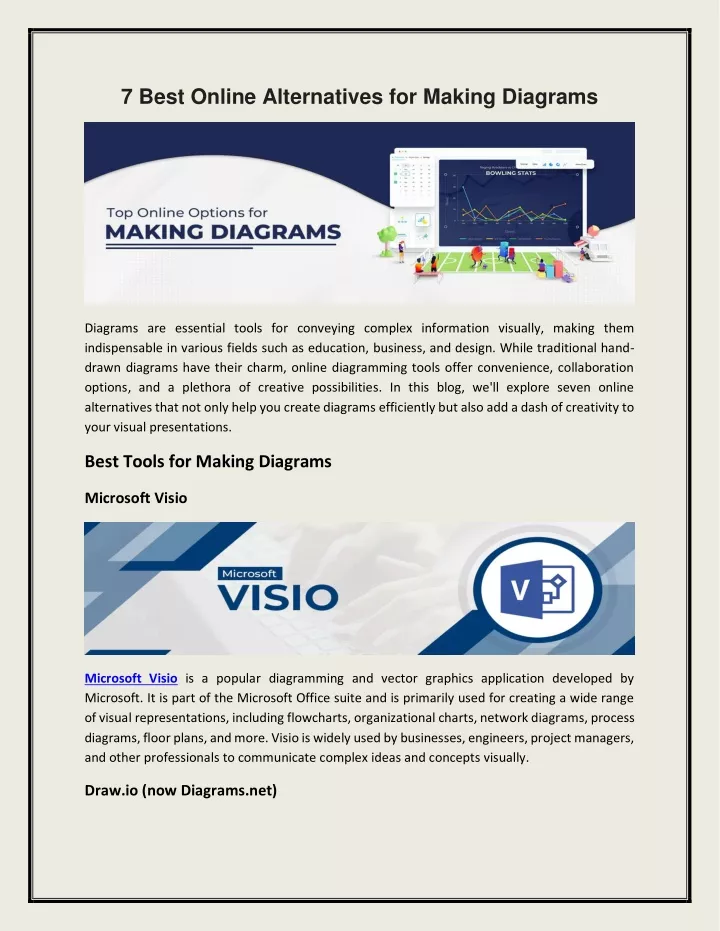 7 best online alternatives for making diagrams