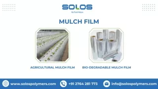Mulch Film Manufacturer India | Mulching Film Suppliers | Plastic Mulch