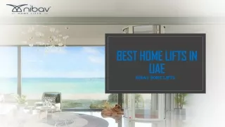 Best Home Lifts in UAE