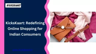 KicksKaart Redefining Online Shopping for Indian Consumers