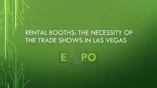 Trade show booth rental in Las Vegas - ESS