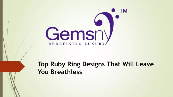top ruby ring designs that will leave you breathless