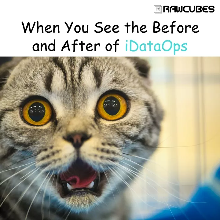 when you see the before and after of idataops