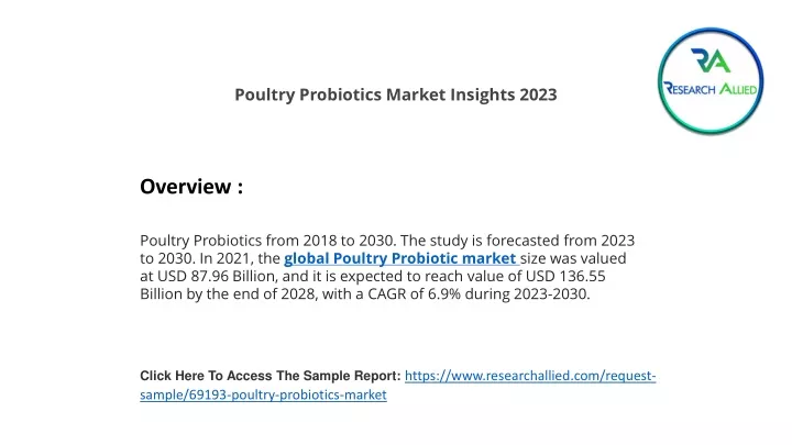 poultry probiotics market insights 2023