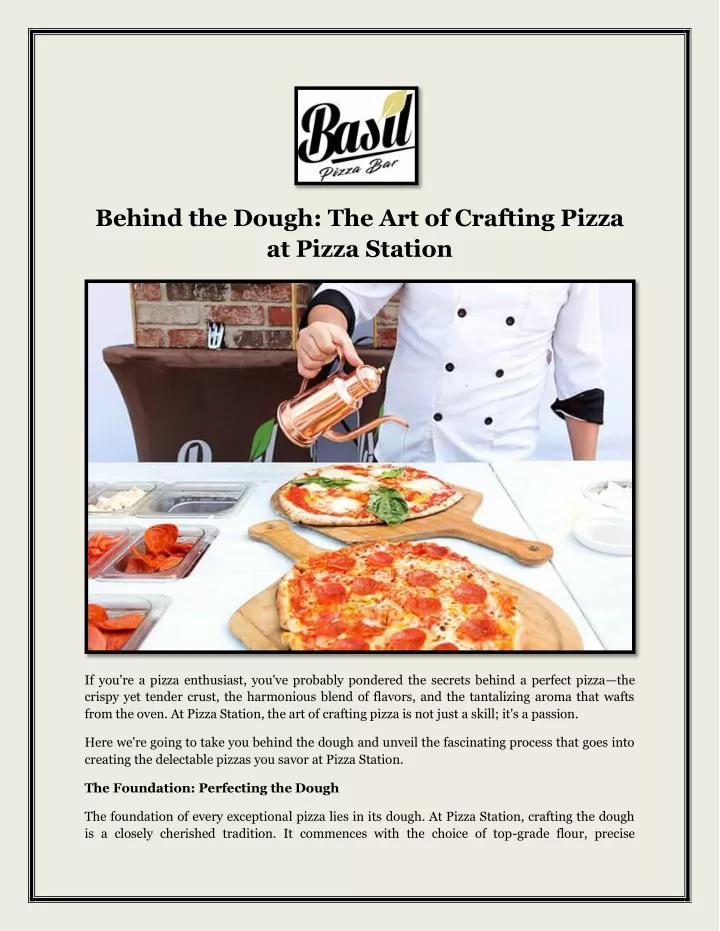 behind the dough the art of crafting pizza