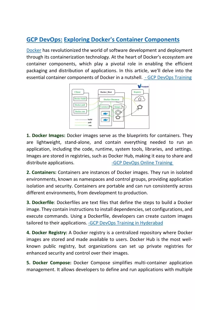 gcp devops exploring docker s container components