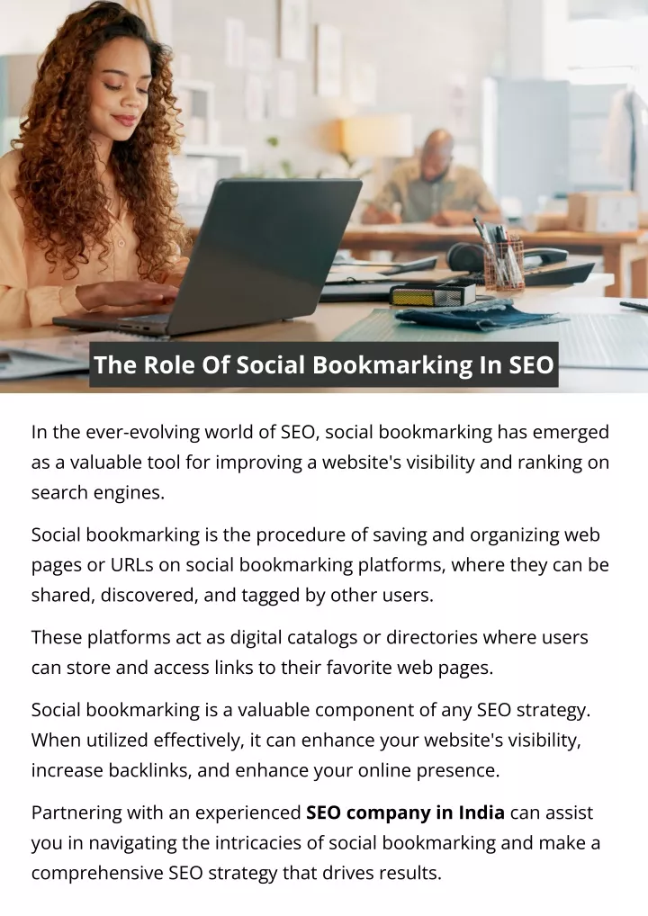 the role of social bookmarking in seo