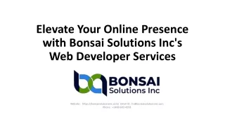 Elevate Your Online Presence with Bonsai Solutions Inc's (1)