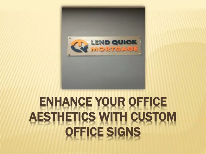 enhance your office aesthetics with custom office signs