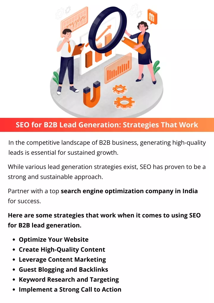 seo for b2b lead generation strategies that work