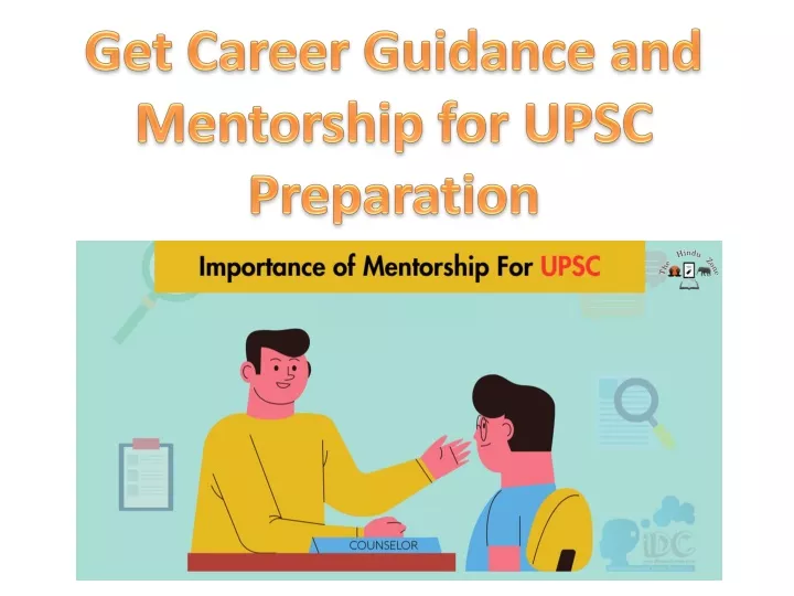 get career guidance and mentorship for upsc