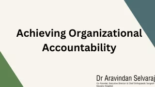 Achieving Organizational Accountability