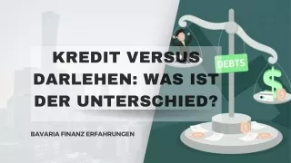 Darlehen und Kredit: Was ist der Unterschied? | Bayern Finanz Erfahrungen