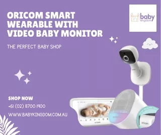 oricom smart wearable with video baby monitor