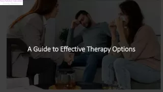 A Guide to Effective Therapy Options​