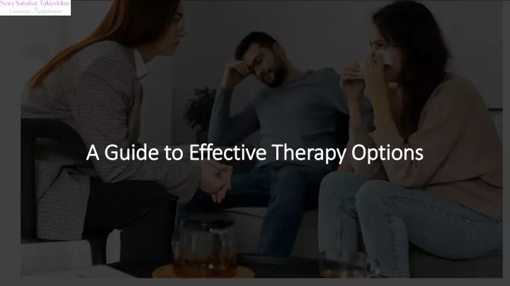 a guide to effective therapy options