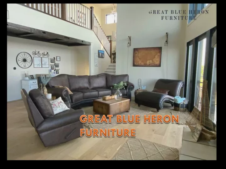 great blue heron furniture