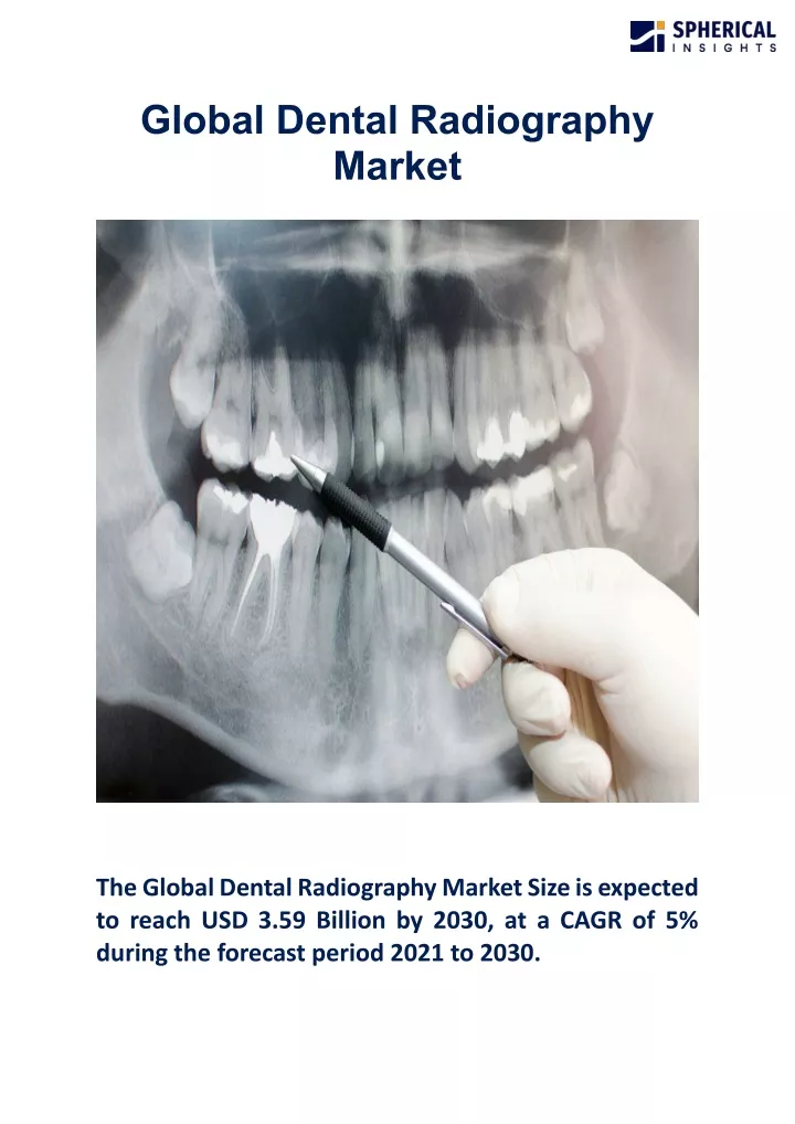 global dental radiography market
