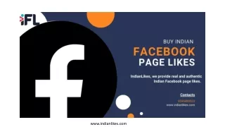 Buy Indian Facebook Page Likes - IndianLikes