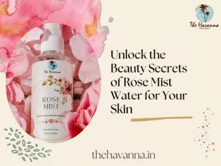 Unlock the Beauty Secrets of Rose Mist Water for Your Skin