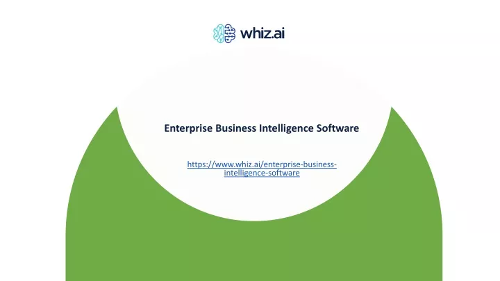 enterprise business intelligence software