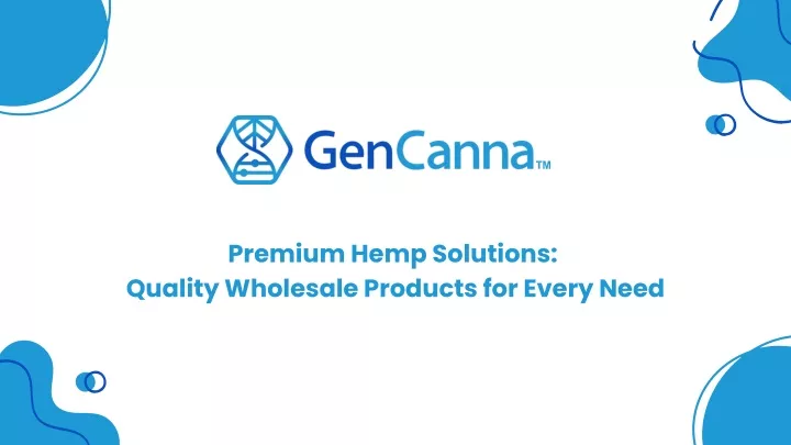premium hemp solutions quality wholesale products