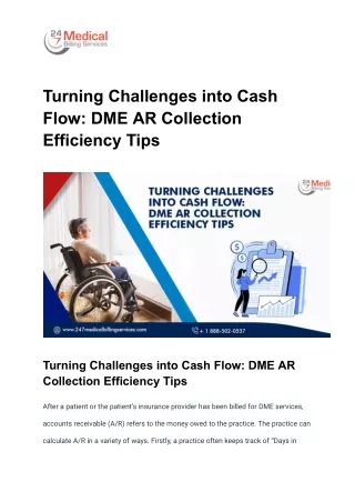 turning challenges into cash flow
