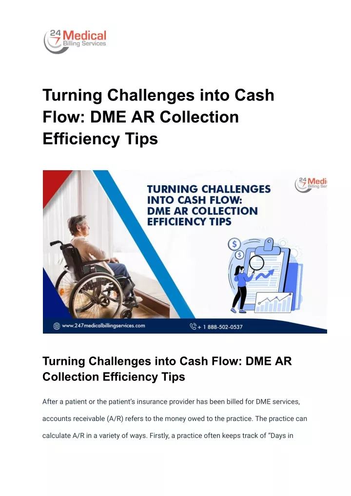 turning challenges into cash flow